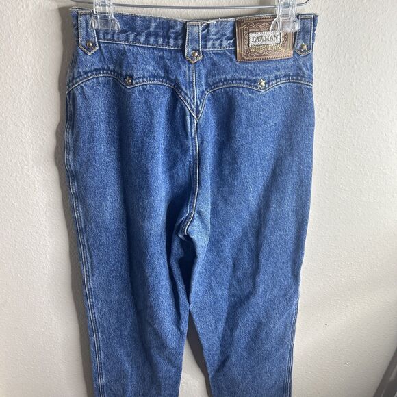 Lawman Women’s Western High Waisted Denim Jeans Size 2 Vintage 90s - Picture 7 of 10